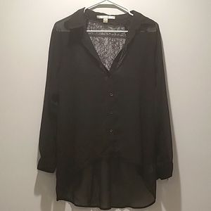 Black Lauren Conrad dress shirt